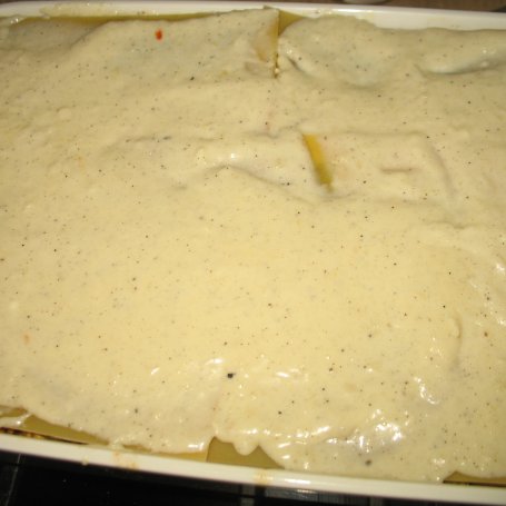 Krok 6 - Lasagne z kurczakiem i warzywami foto