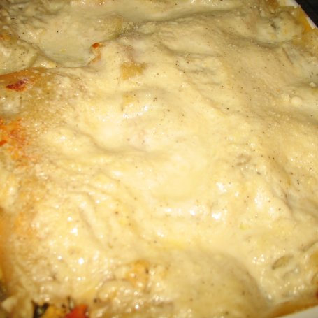 Krok 7 - Lasagne z kurczakiem i warzywami foto