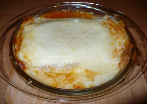 Fotografia przedstawiająca Lasagne z mięsem mielonym