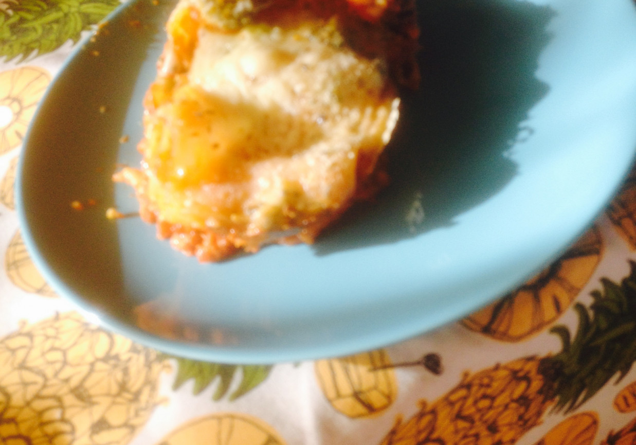 Lasagne z sosem brokułowym foto