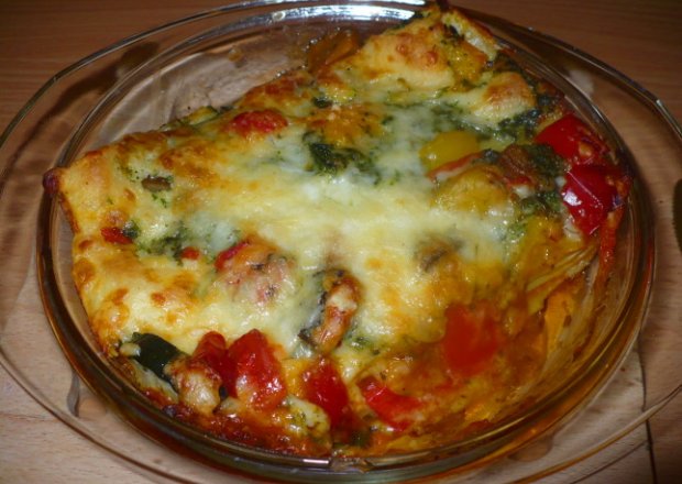 Fotografia przedstawiająca Lasagne z warzywami