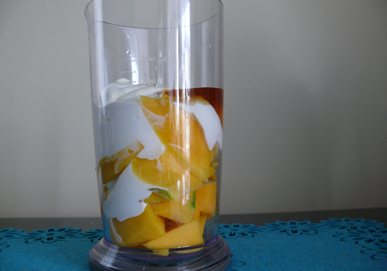 Lassi - napój indyjski z mango foto