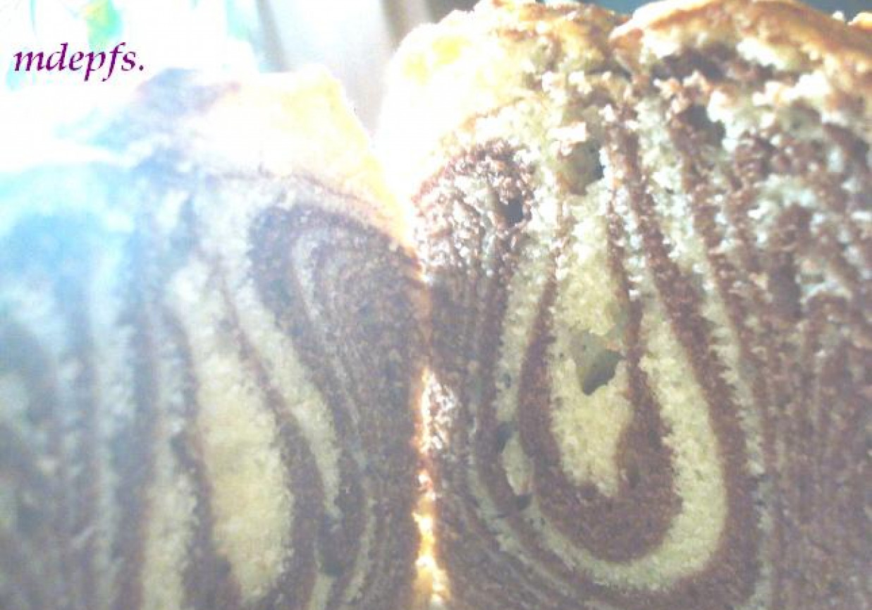Łatwe ciasto efektowne ZEBRA czekoladowe! foto
