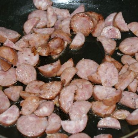 Krok 3 - Leczo z cukinii papryki i mięsem foto