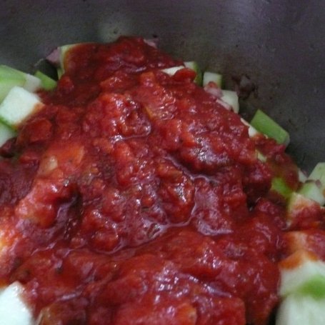 Krok 2 - Leczo z kabaczka i pomidorków foto