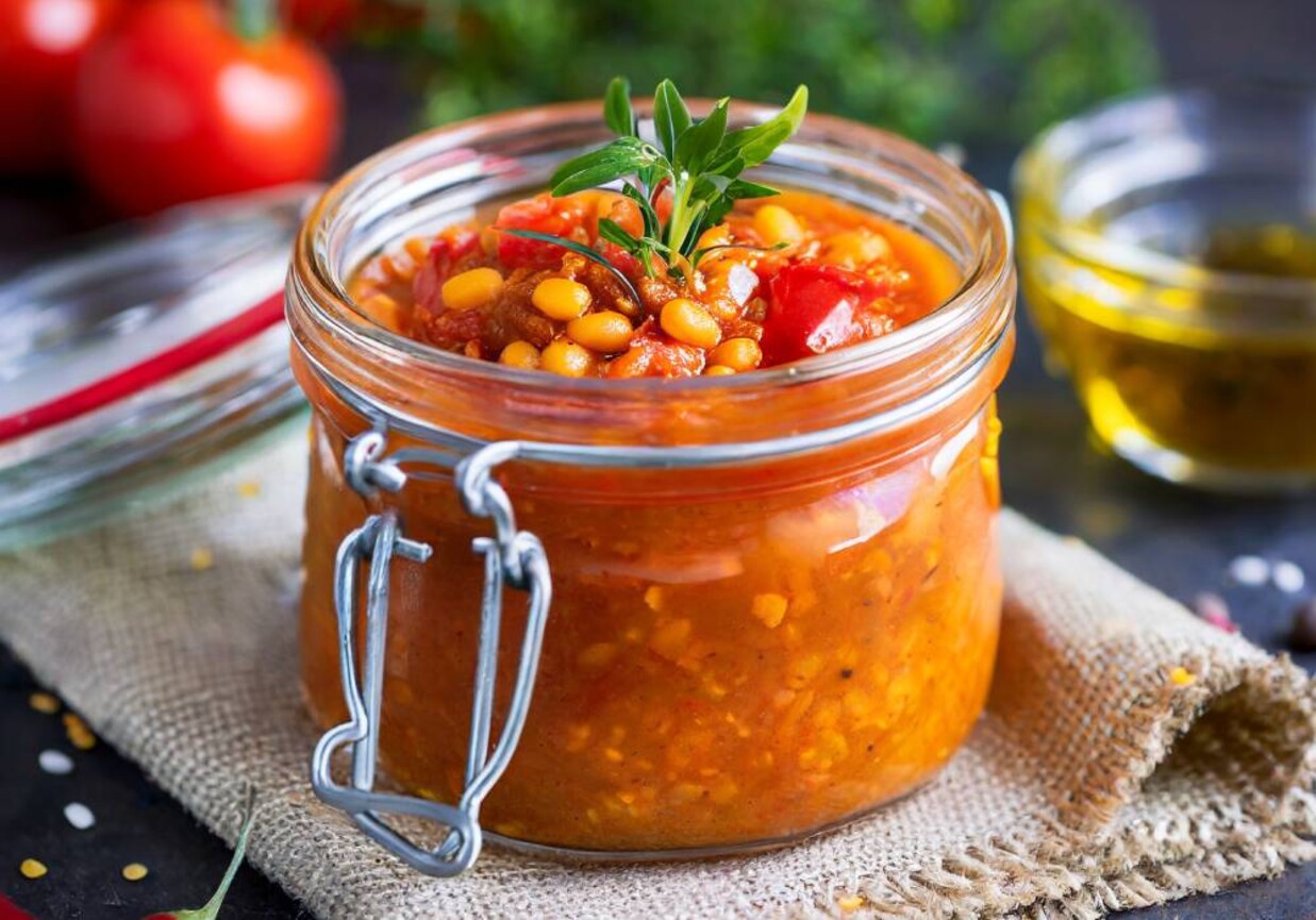 Leczo z soczewicy foto