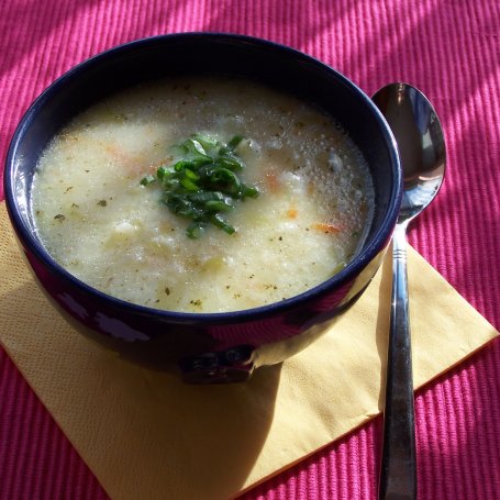 Krok 6 - Lekka zupa na upalne dni, czyli ryżowa z kapustą :) foto