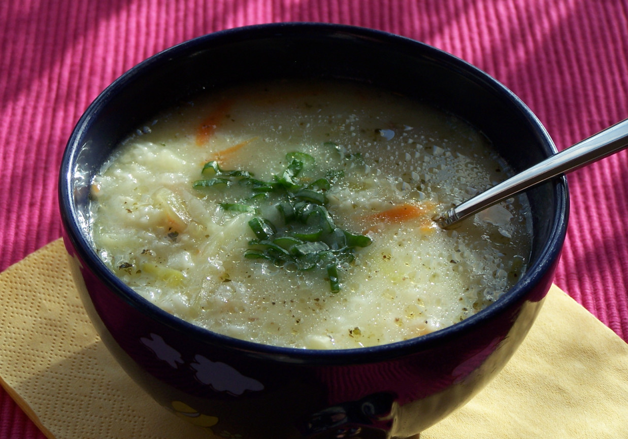 Lekka zupa na upalne dni, czyli ryżowa z kapustą :) foto