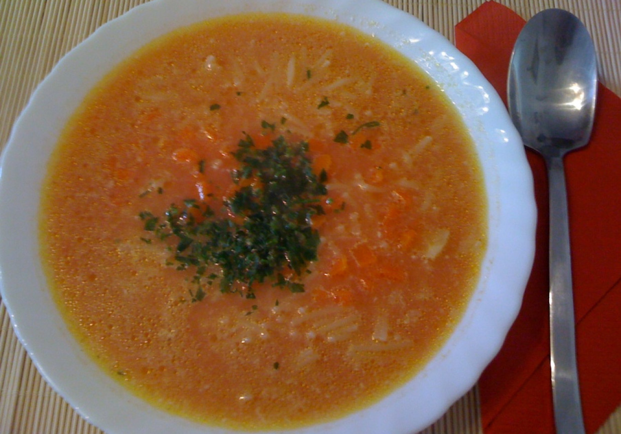 Lekka zupa pomidorowa na rosole wg mojej Mamy foto