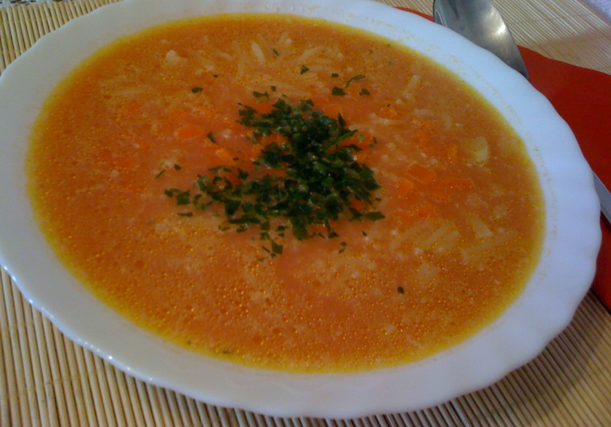 Lekka zupa pomidorowa na rosole wg mojej Mamy foto