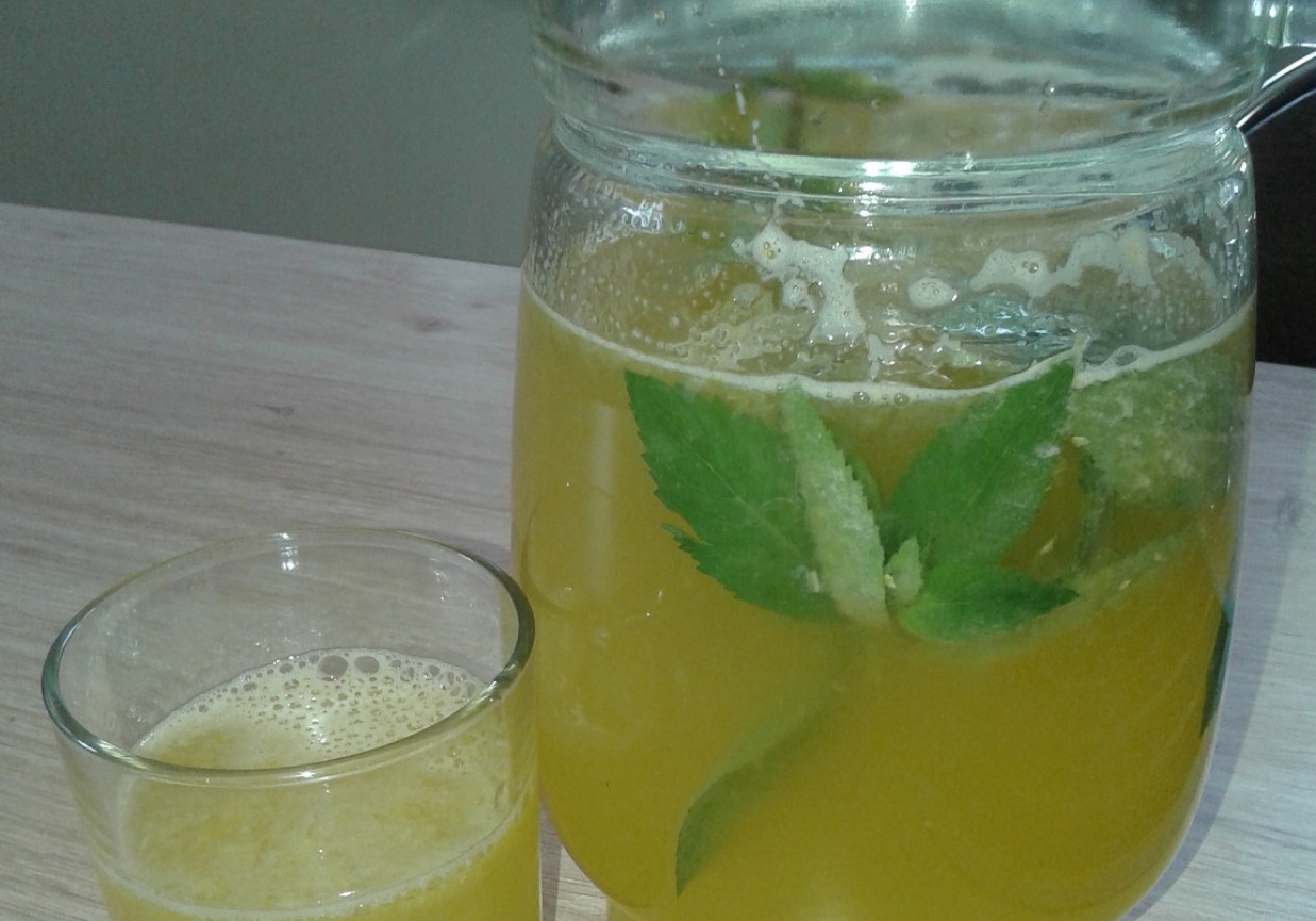 Lemoniada cytrusowa orzeźwiająca z miodem foto