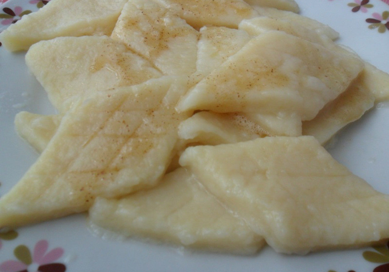 Leniwe pierogi z serem i ziemniakami foto