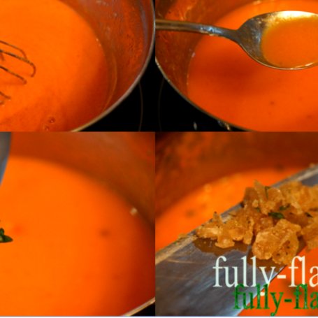 Krok 4 - Leniwie słodkie placki  z młodych ziemniaków z sosem arbuzowo-imbirowym z bazylią foto
