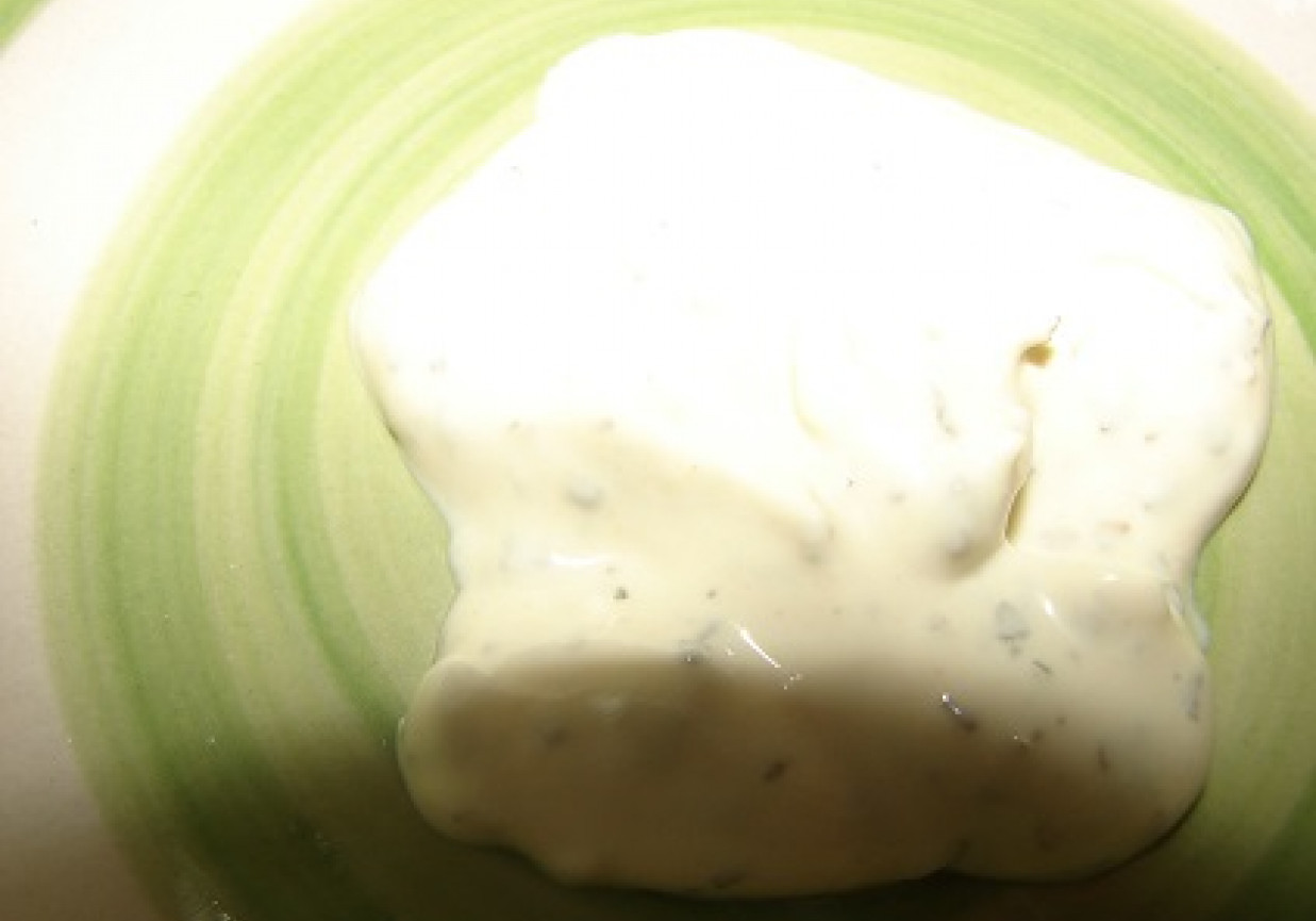 letni sos jogurtowy foto