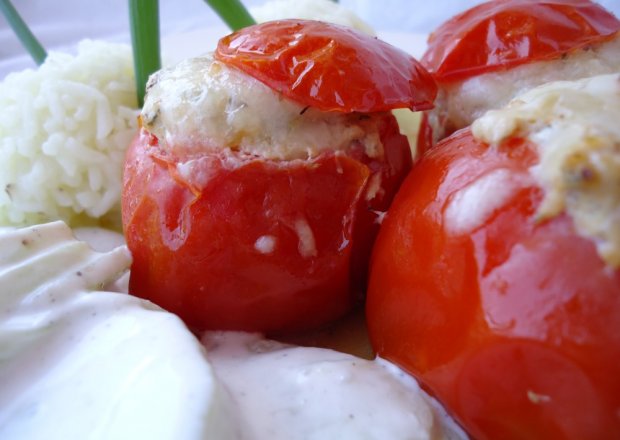 Fotografia przedstawiająca Letnie zapiekane pomidorki
