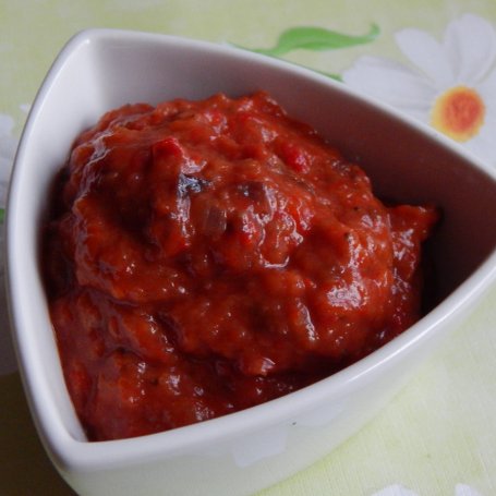 Krok 5 - Ljutenica - pikantna pasta bałkańska foto