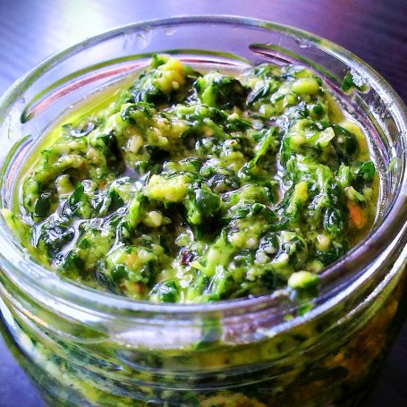 Krok 3 - Łódeczki ryżowe z zielonym pesto foto