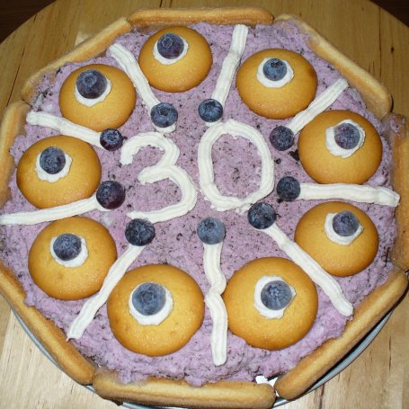 Krok 6 - Lodowy tort jagodowy foto