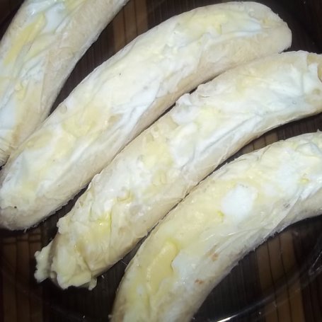 Krok 4 - Lody grillowane w bananach z chili i miętą foto
