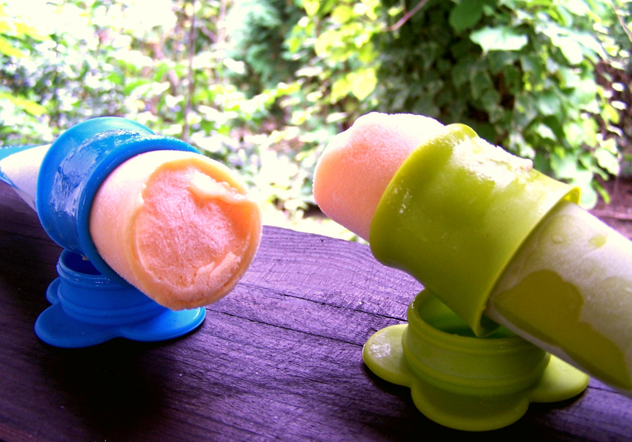 lody jogurtowo z papają foto