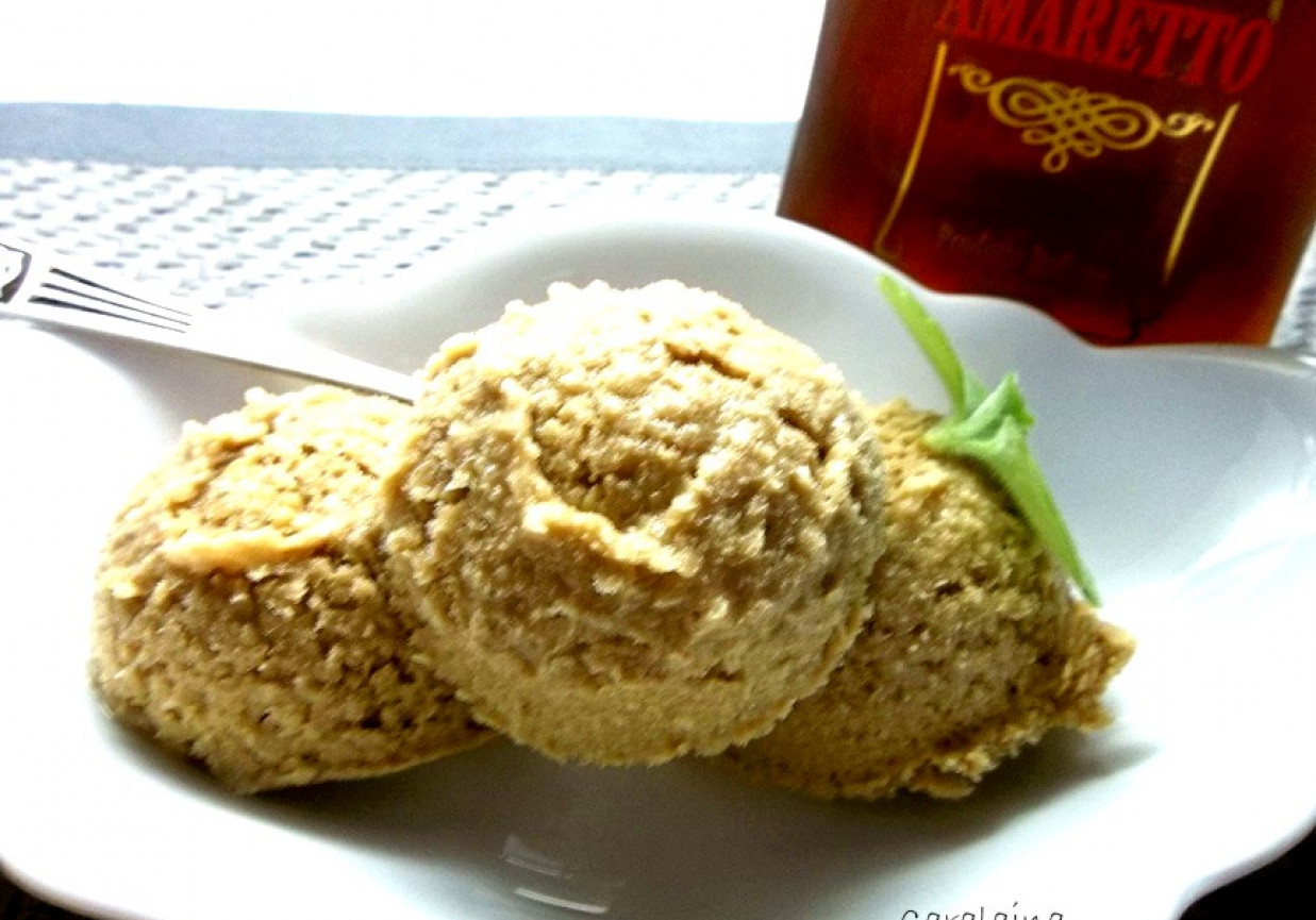 lody kawowe z amaretto foto