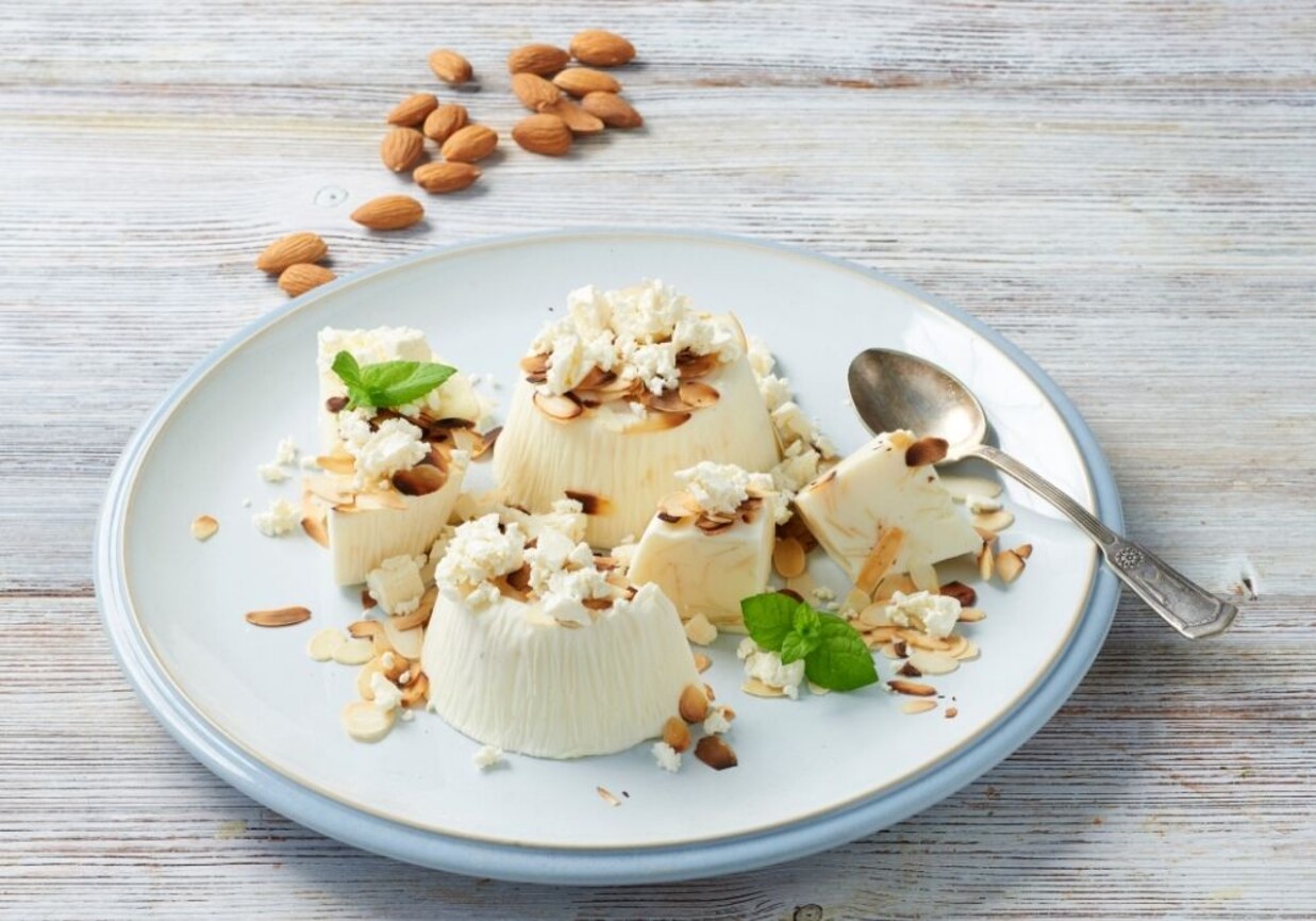 Lody parfait z sera feta foto