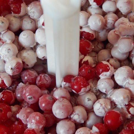Krok 2 - Lody z czerwonych porzeczek foto