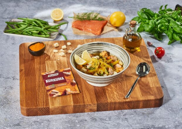 Fotografia przedstawiająca Lohikeitto - fińska zupa z łososiem, DS XXIII, odc. 25