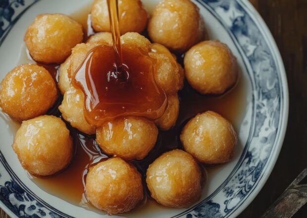 Fotografia przedstawiająca LOKMA tureckie pączki