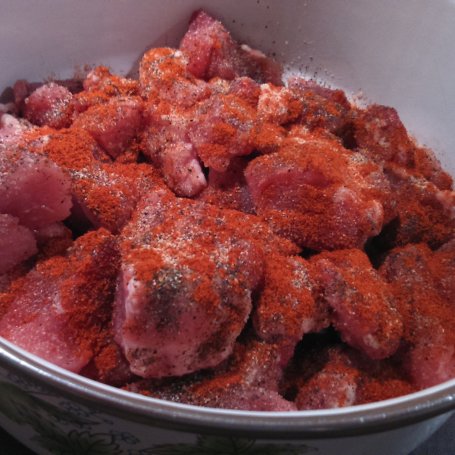 Krok 1 - Łopatka pieczona z warzywami na ostro foto