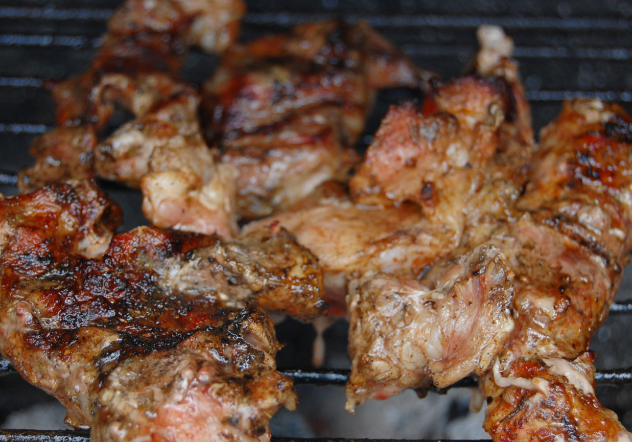 Łopatka z grilla w marynacie czosnkowo-musztardowej foto