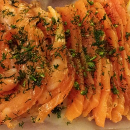 Krok 6 - Łosoś peklowany Gravlax foto