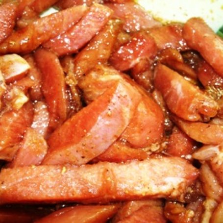 Krok 2 - makaron gryczany z warzywami i indykiem satay foto