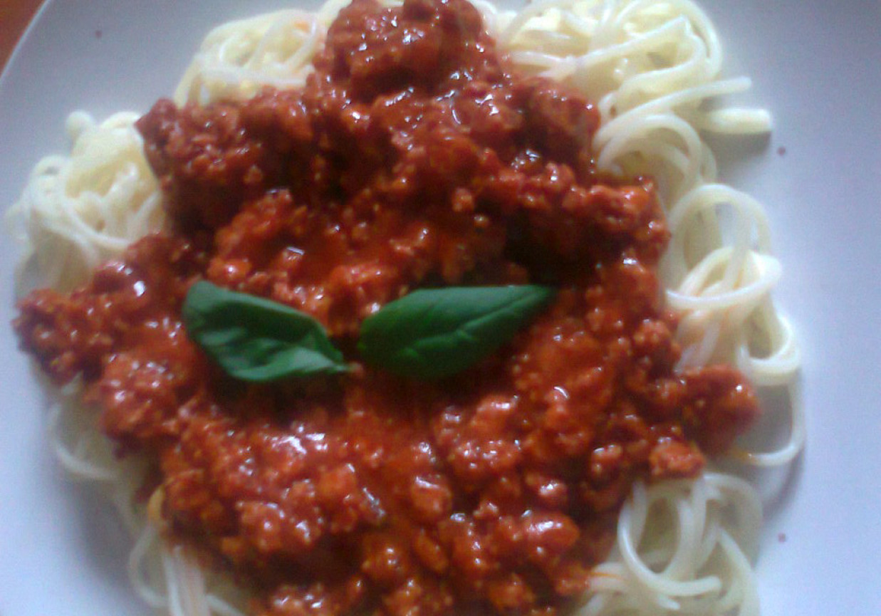 Makaron Spaghetti z sosem z przyprawą Prymat foto