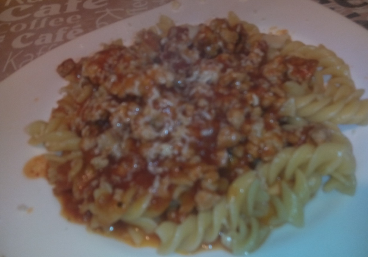 Makaron świderki alla Spaghetti bolognese - bezglutenowe foto