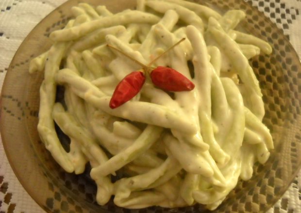 Fotografia przedstawiająca Makaron w sosie serowym