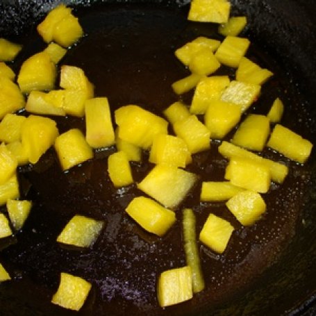 Krok 2 - Makaron z ananasem foto