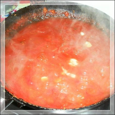 Krok 5 - Makaron z dynią w sosie pomidorowym foto