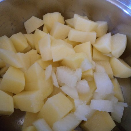 Krok 1 - Makaron z pulpetami w ziemniaczanym kremie foto
