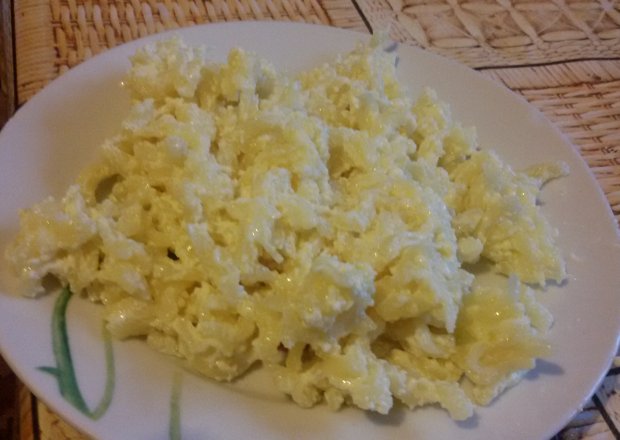 Fotografia przedstawiająca makaron z serem