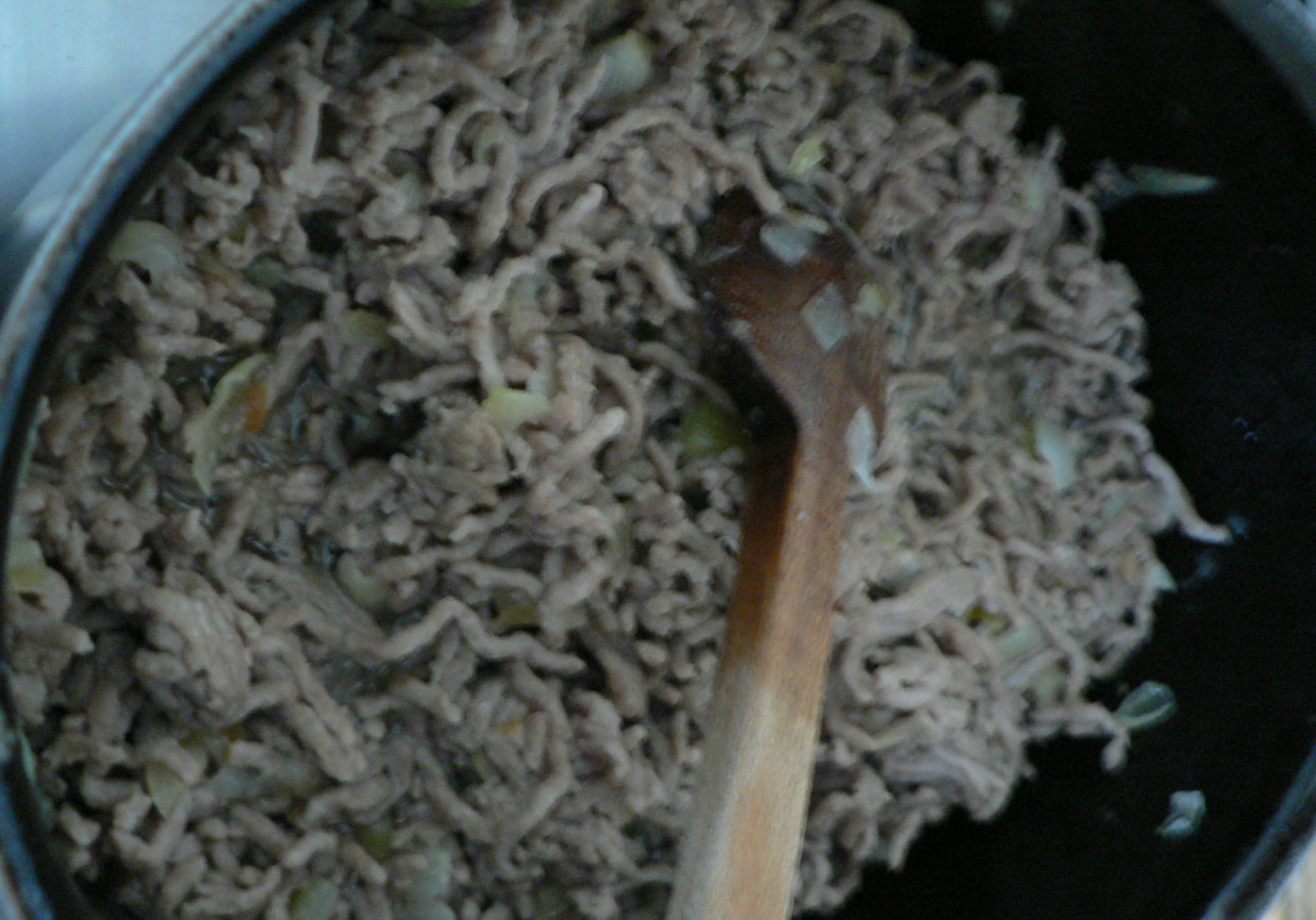 Makaron z sosem bolońskim foto