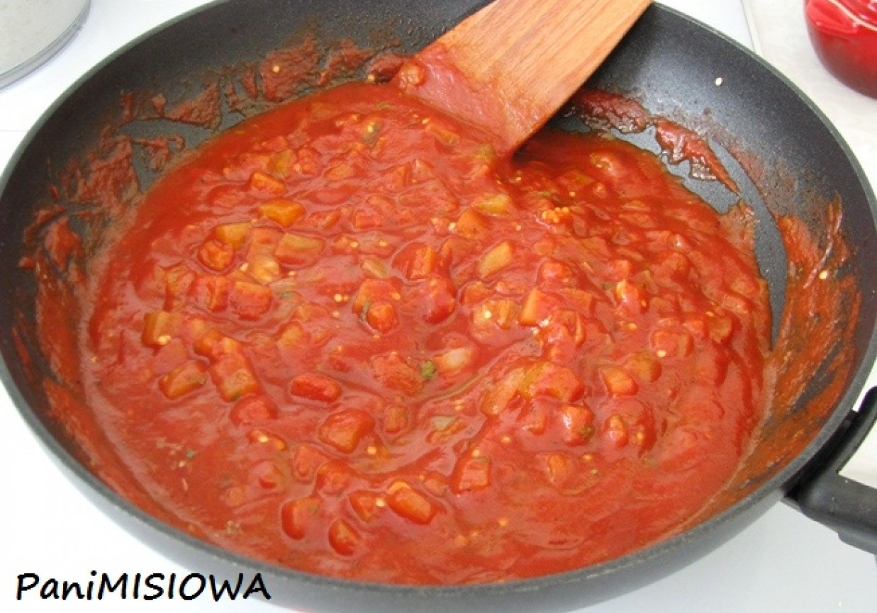 Makaron z sosem pomidorowym i bakłażanem wg Buddy’ego Valastro foto