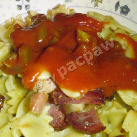 Krok 12 - Makaron ze smażoną dziczyzną foto