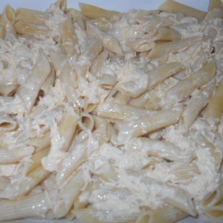 Krok 9 - Makaronowa zapiekanka z mięsem i pieczarkami foto