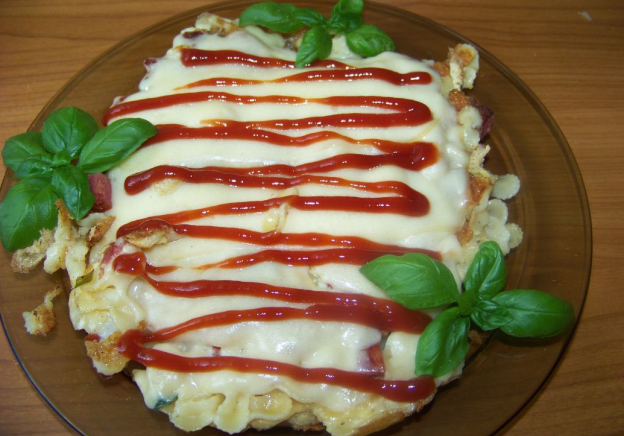 Makaronowy omlet według Agi foto