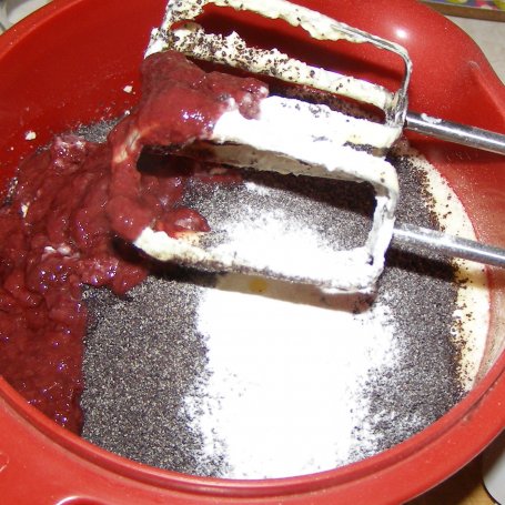 Krok 2 - makowa babka z pomarańczowo-czekoladową polewą... foto