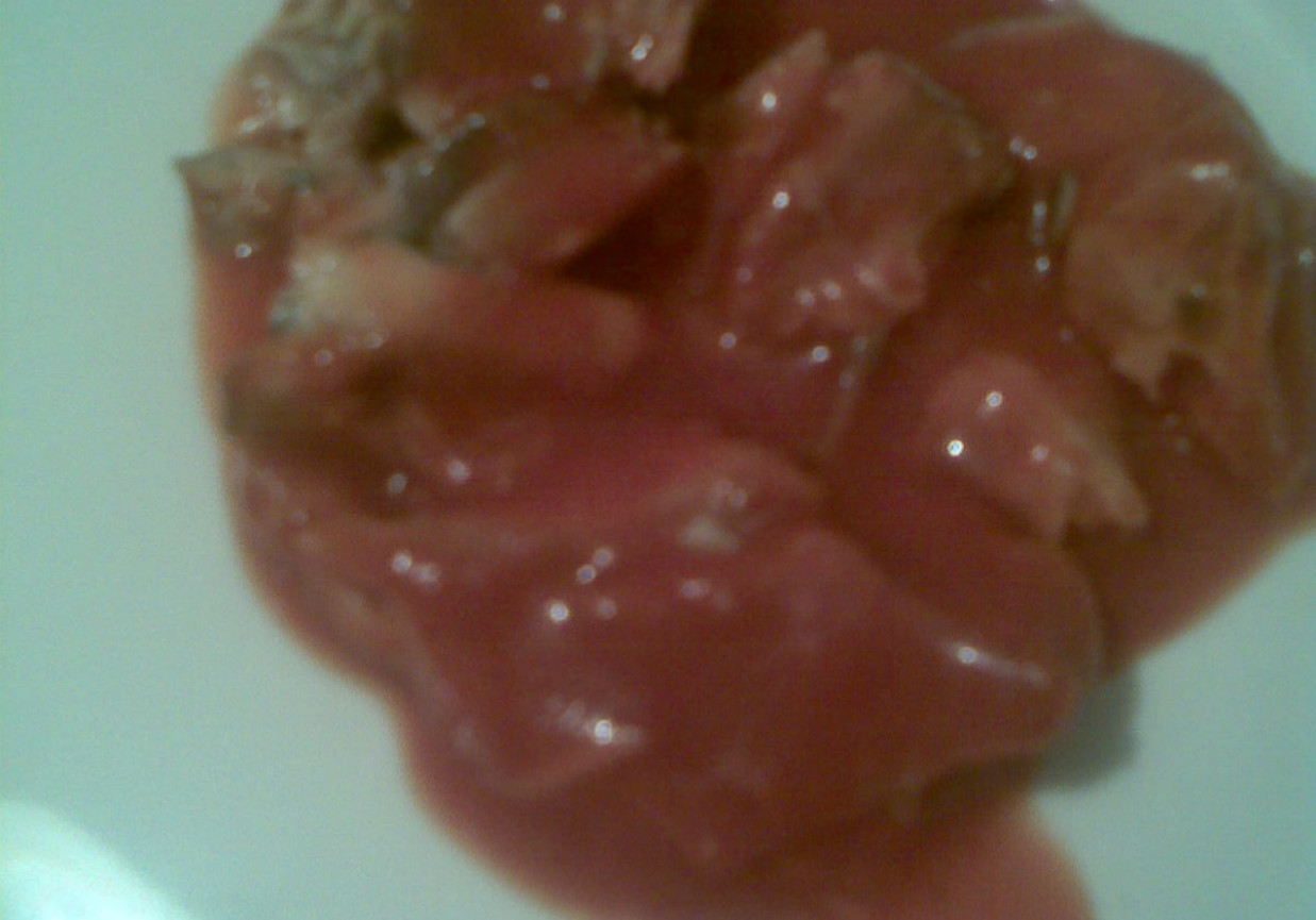 Makrela w sosie pomidorowym foto