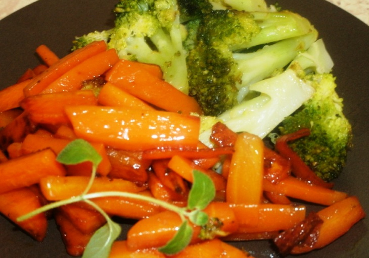 marchewki glazurowane foto