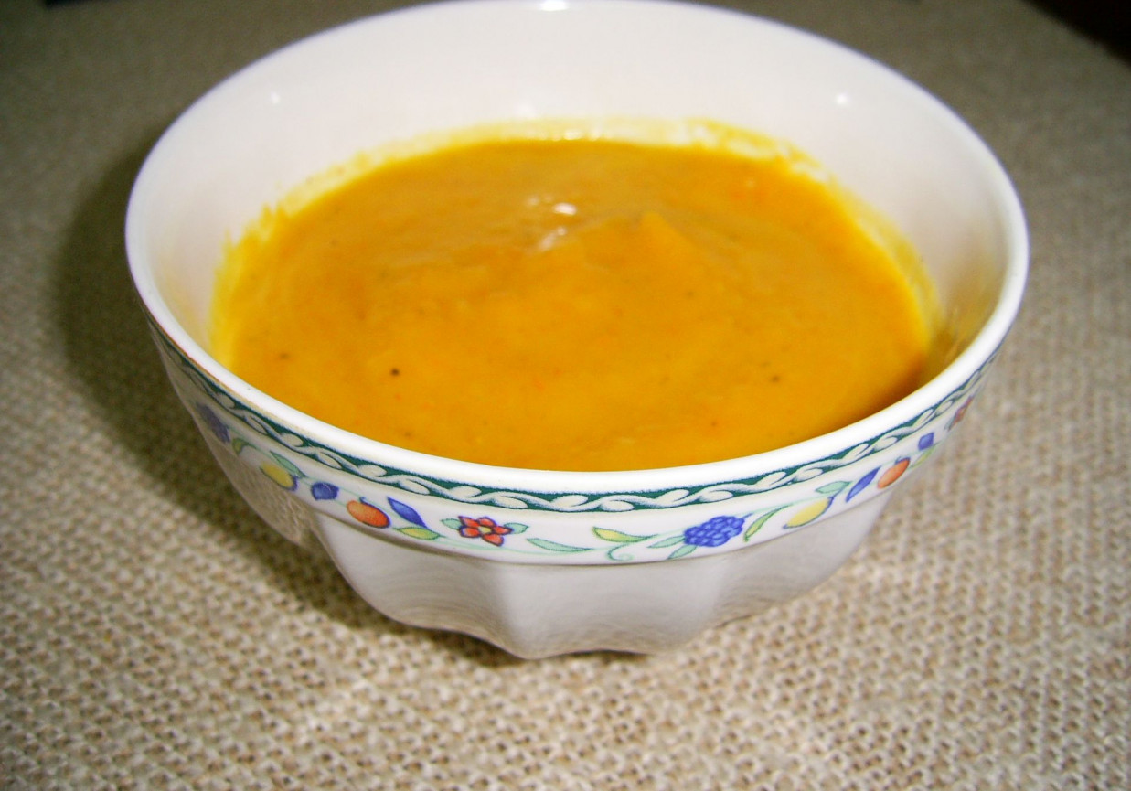 Marchewkowa zupa - krem foto