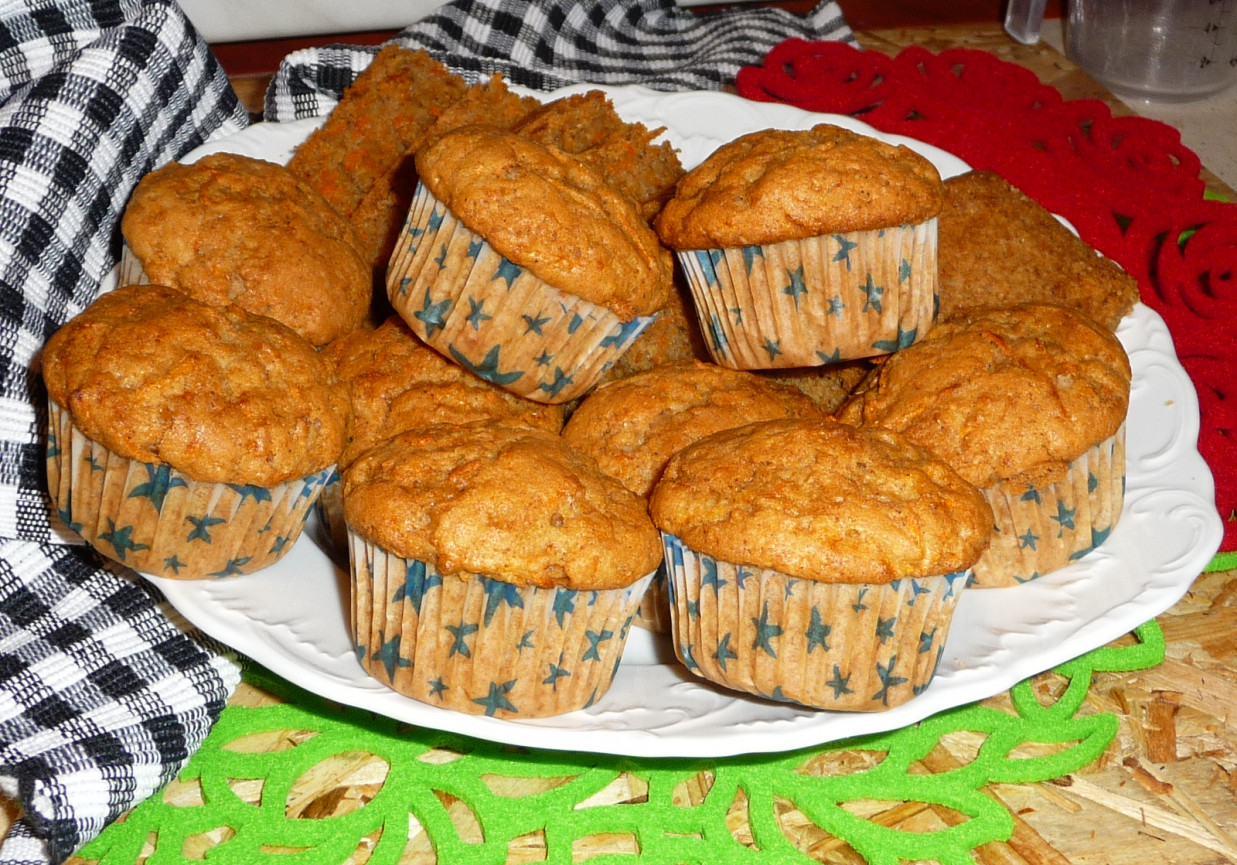 Marchewkowe muffinki foto